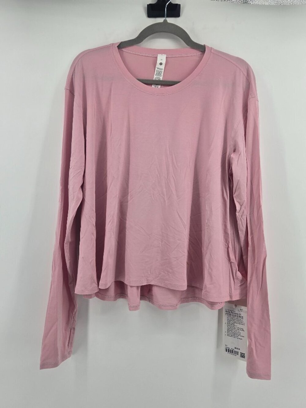 NWT Lululemon Modal Relaxed-Fit Lounge Long-Sleeve Shirt - 10 Pink Haze